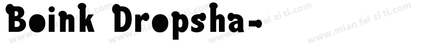 Boink Dropsha字体转换